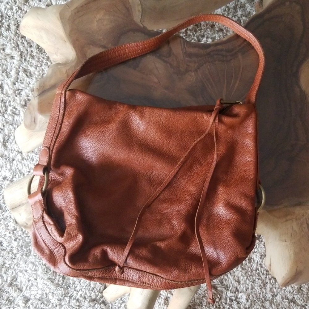 Banana Republic leather hobo bag